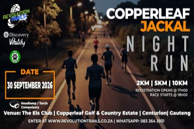 Copperleaf Jackal Night Run/Walk - 30 September 2026
