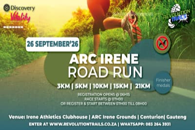 ARC Irene Road Run/Walk - 26 September 2026