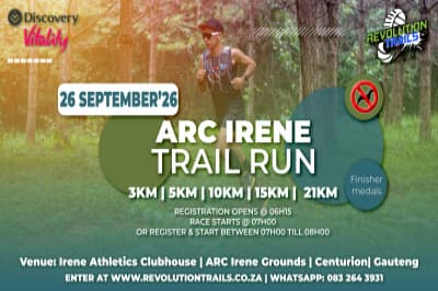 ARC Irene Trail Run/Walk - 26 September 2026