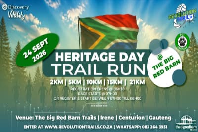 Heritage Day Trial Run/Walk @ The Big Red Barn - 24 September 2026