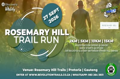 Rosemary Hill Trail Run/Walk - 27 September 2026